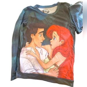 Disney Little Mermaid long sleeve T with Ariel & Eric 💘